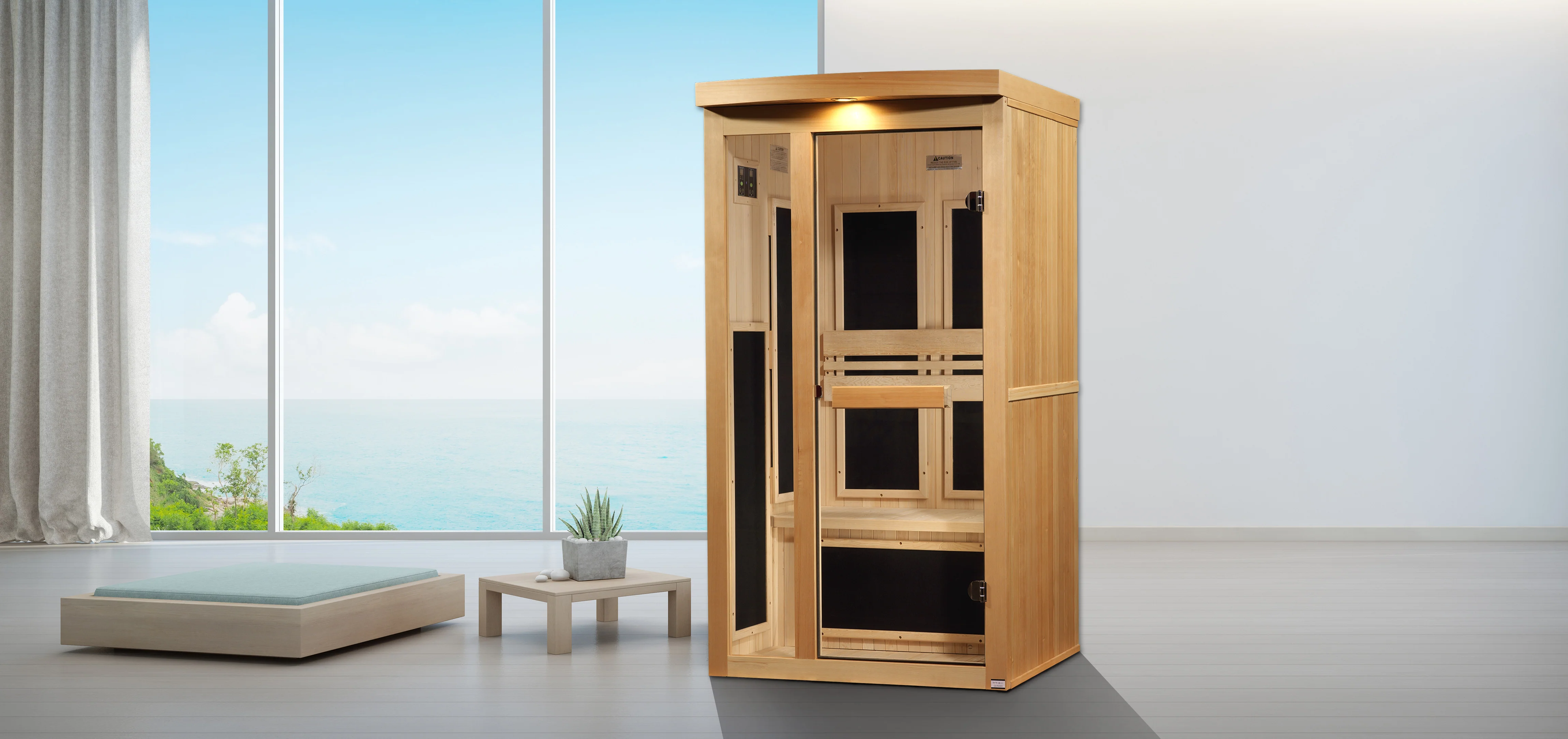 Glamour Far Infrared Indoor Sauna - 1 Person - Image 6