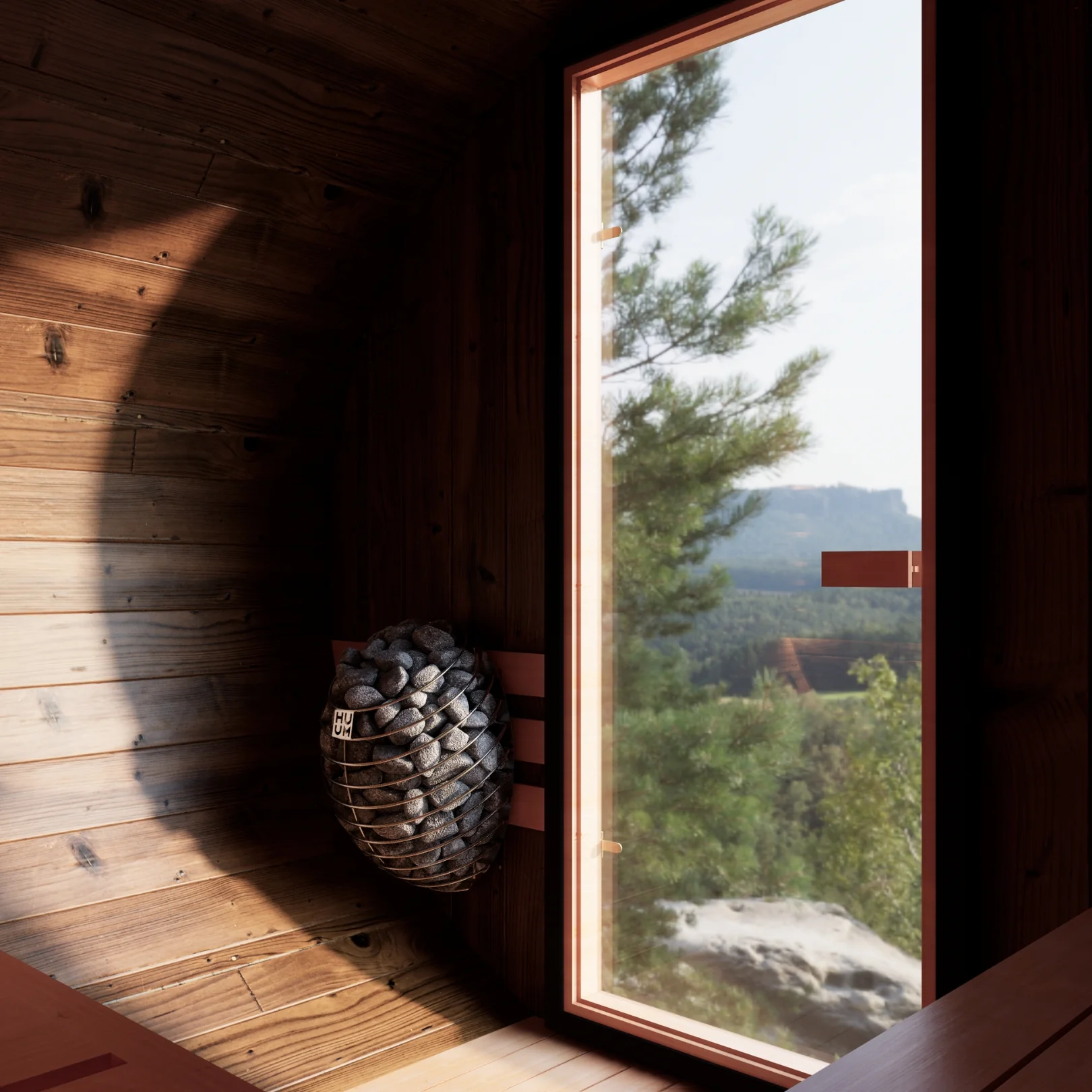 Nordic II Traditional Outdoor Barrel Sauna - 3 Person - Image 13
