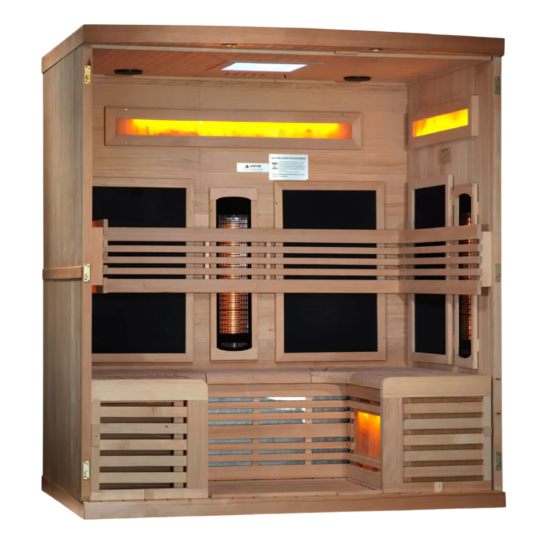 Grand Retreat Full Spectrum Infrared Indoor Sauna - 6 Person - Image 4