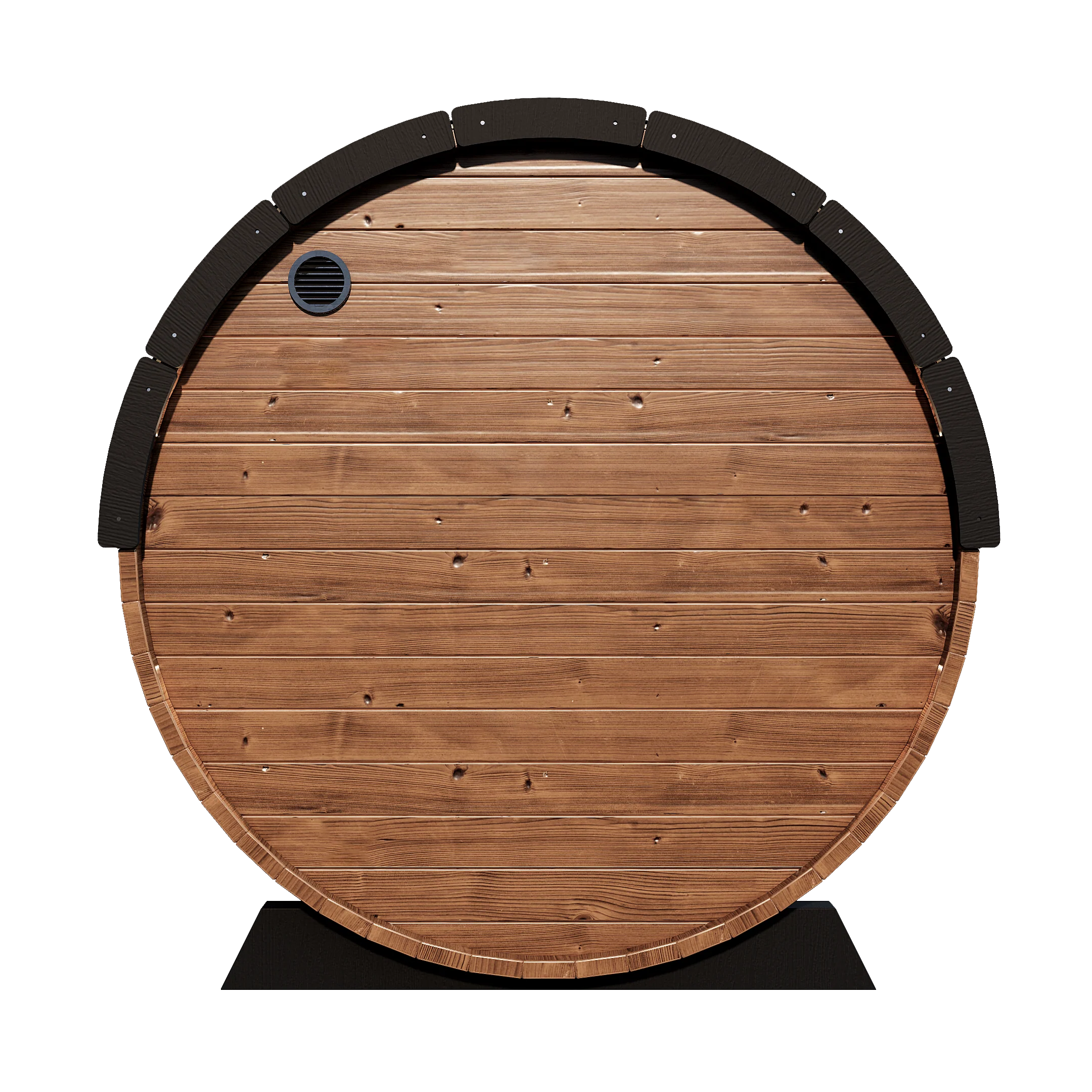 Nordic II Traditional Outdoor Barrel Sauna - 3 Person - Image 11