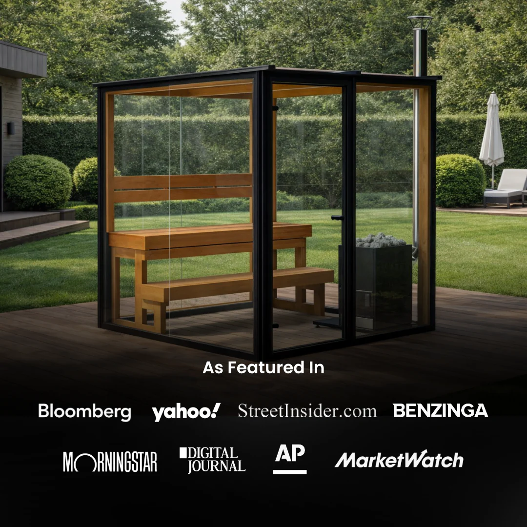 Panorama Glass Traditional Outdoor Luxury Sauna  - 4 Person - Image 3