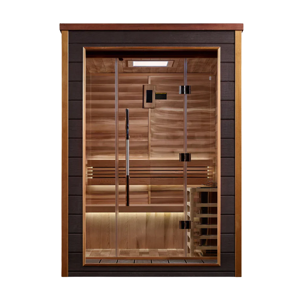 Renew II Traditional Indoor/Outdoor Sauna - 2 Person - Image 3