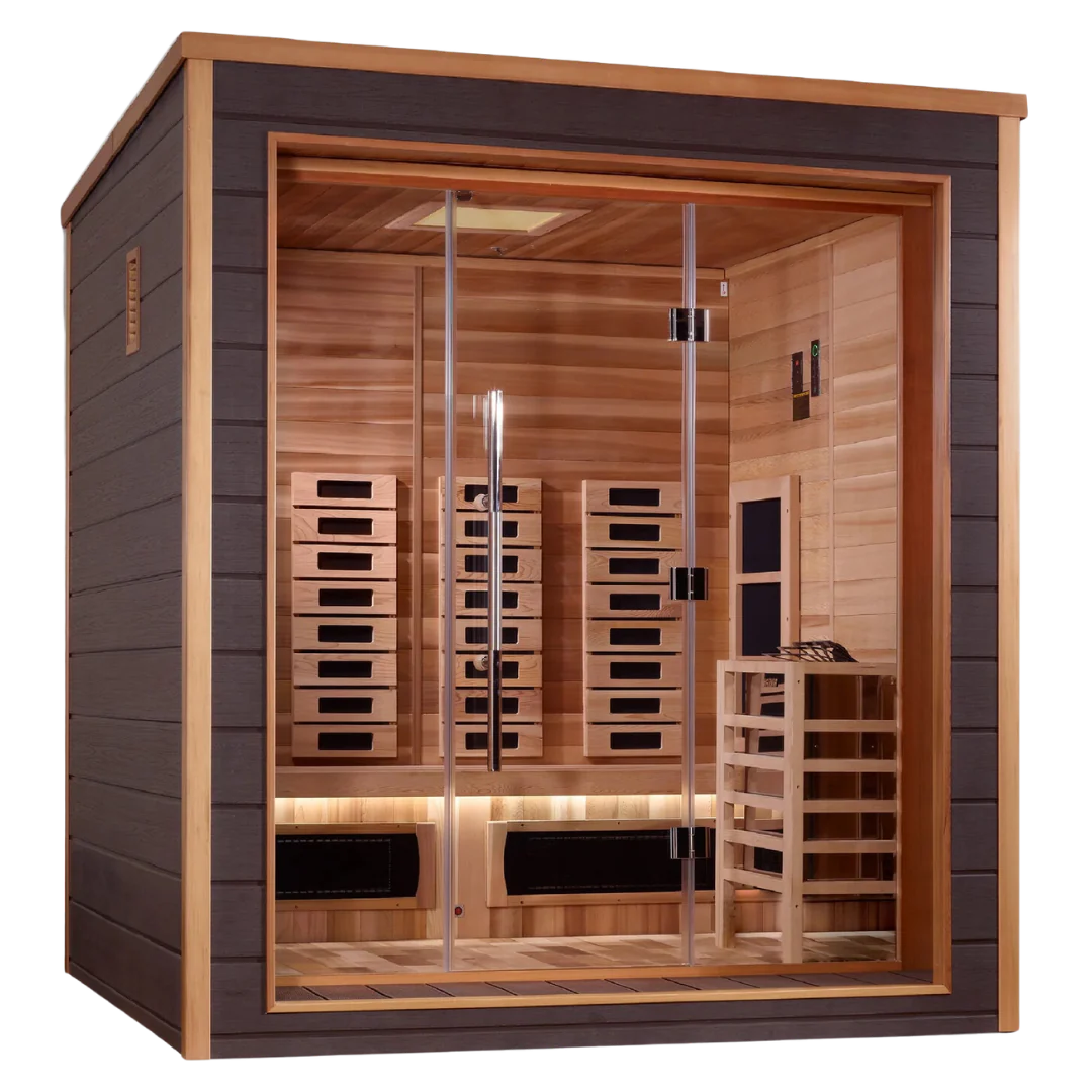 Renew King Hybrid Outdoor Sauna - 3 Person - Image 10