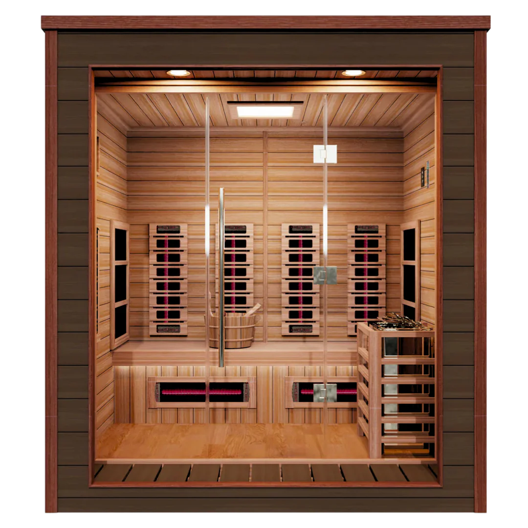 Renew King Hybrid Outdoor Sauna - 3 Person - Image 8